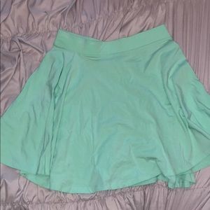 Sea foam skater skirt